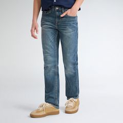 511™ Slim Fit Eco Performance Jeans Big Boys 8-20 — Well Worn - Medium Wash 4