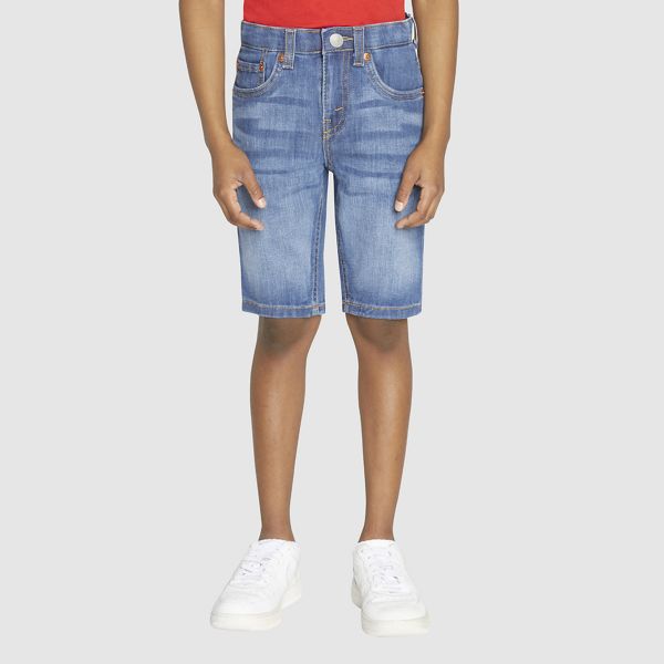 Performance Shorts Little Boys 4-7 — Blown Away - Medium Wash