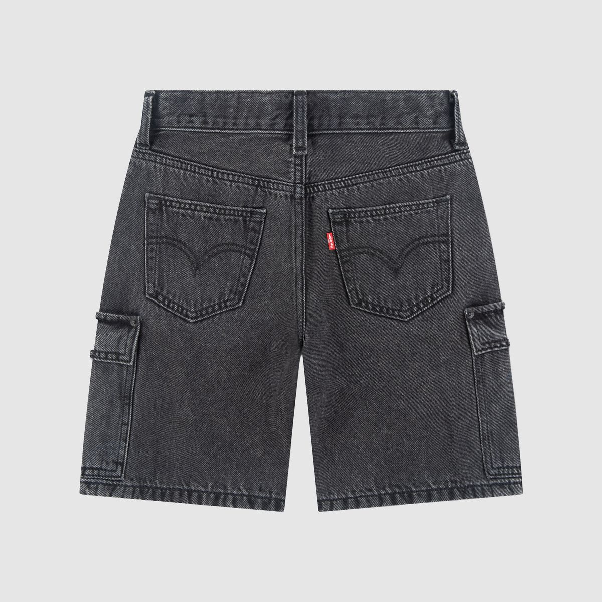Denim Cargo Shorts Big Boys 8-20 — Cosmic - Dark Wash