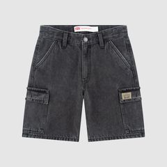 Denim Cargo Shorts Big Boys 8-20 — Cosmic - Dark Wash 1