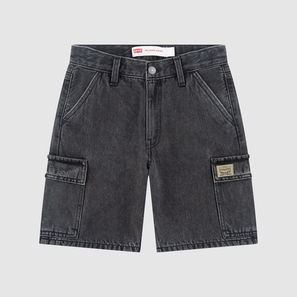 Denim Cargo Shorts Big Boys 8-20 — Cosmic - Dark Wash