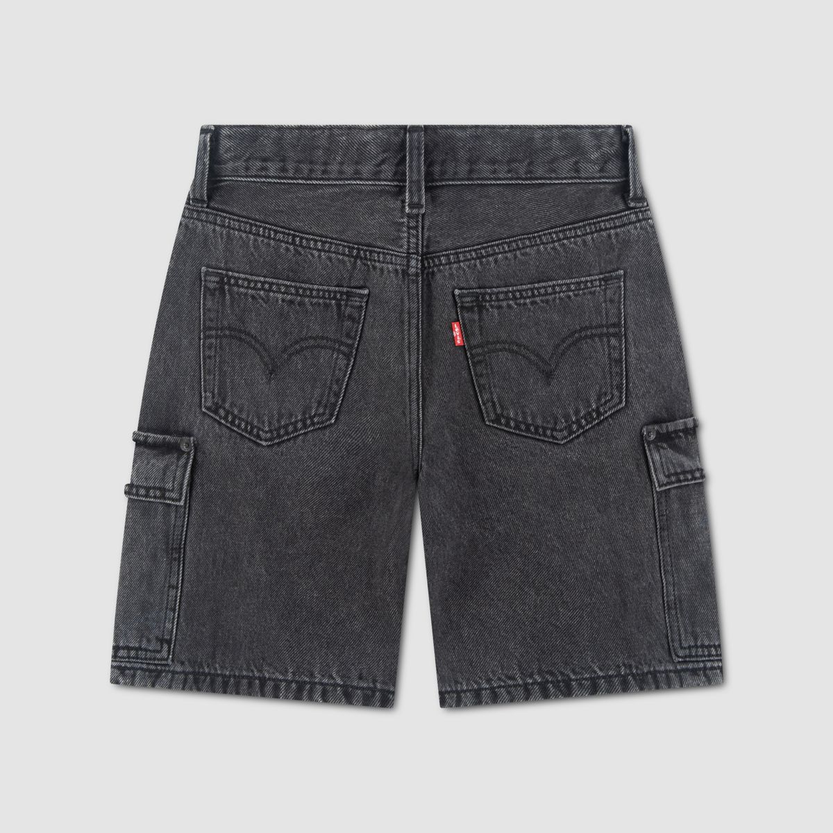 Denim Cargo Shorts Toddler Boys 2T-4T — Cosmic - Dark Wash