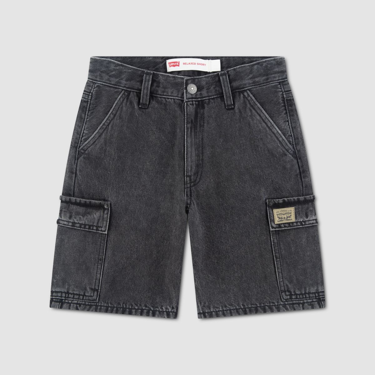 Denim Cargo Shorts Toddler Boys 2T-4T — Cosmic - Dark Wash