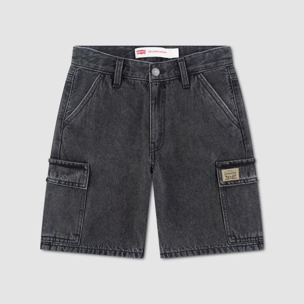 Denim Cargo Shorts Toddler Boys 2T-4T — Cosmic - Dark Wash