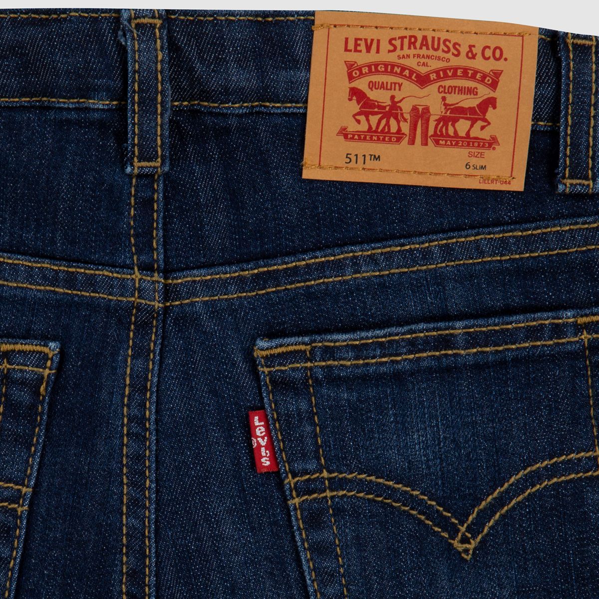 Performance Shorts Little Boys 4-7 — Highlands - Dark Wash