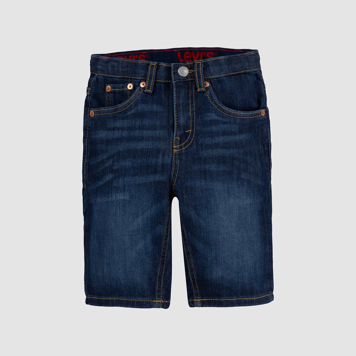 Performance Shorts Little Boys 4-7 — Highlands - Dark Wash