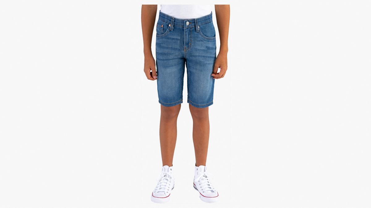 Slim Fit Performance Shorts — Blown Away - Medium Wash