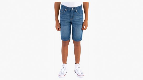 Slim Fit Performance Shorts — Blown Away - Medium Wash