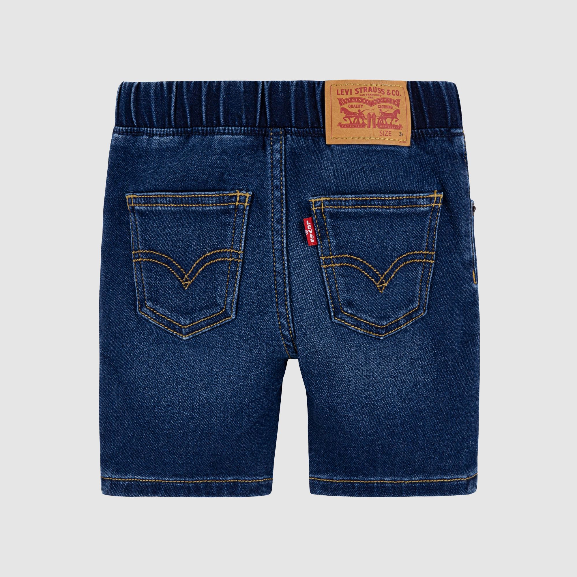 Skinny Fit Pull On Shorts Toddler Boys 2T-4T 2
