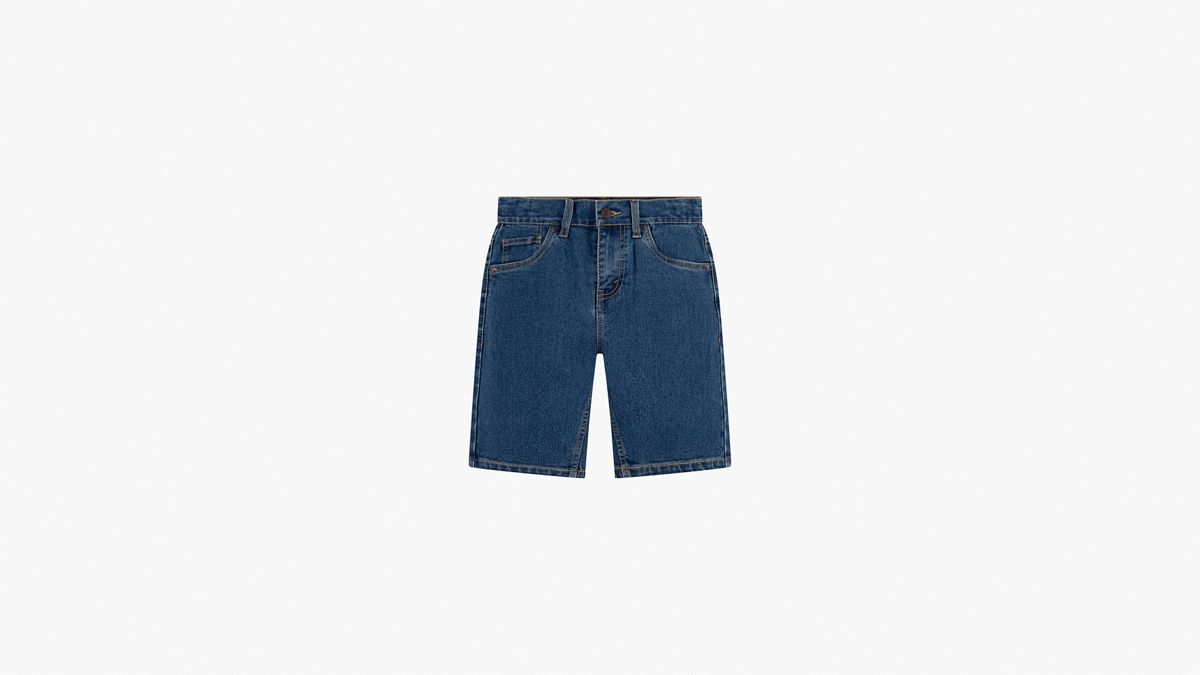 Slim Fit Classic Shorts Big Boys 8-20 — Road Runner - Medium Wash