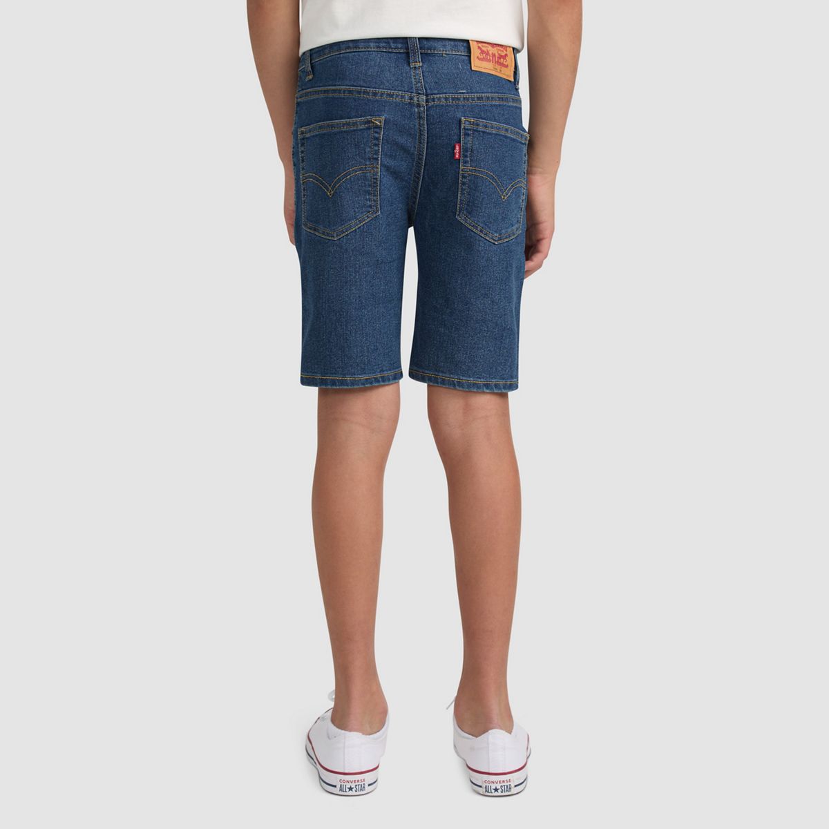 Slim Fit Classic Shorts Big Boys 8-20 — Road Runner - Medium Wash