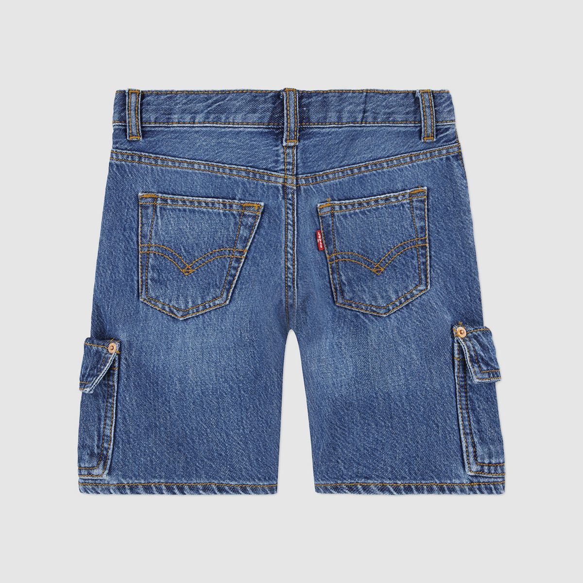 Denim Cargo Shorts Little Boys 4-7 — Tumbleweed - Dark Wash