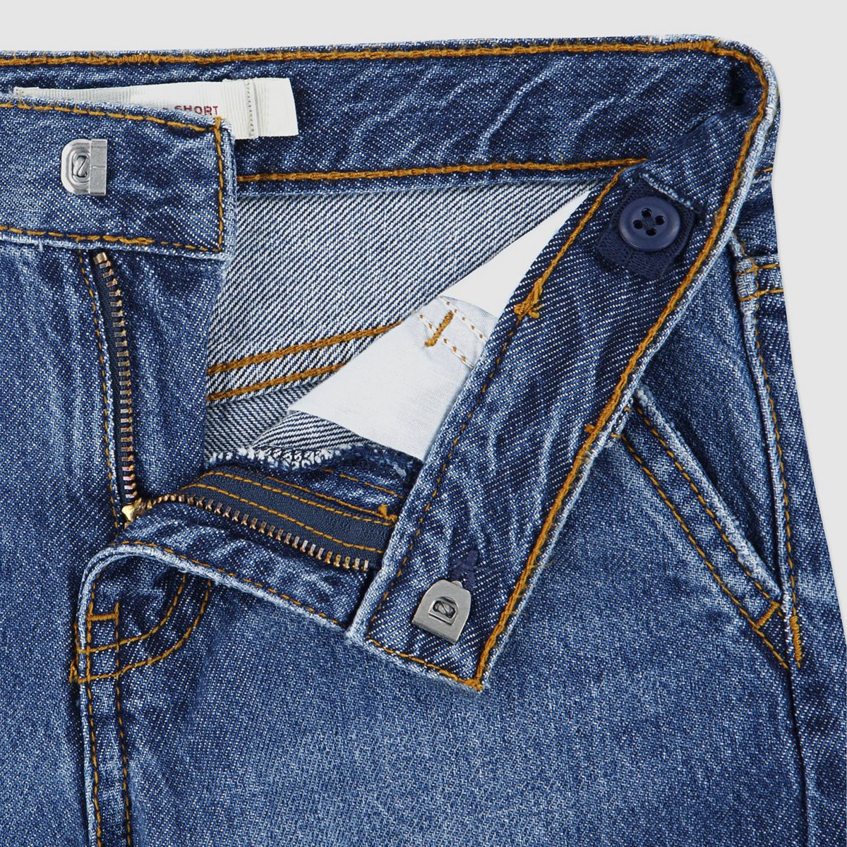 Denim Cargo Shorts Little Boys 4-7 — Tumbleweed - Dark Wash