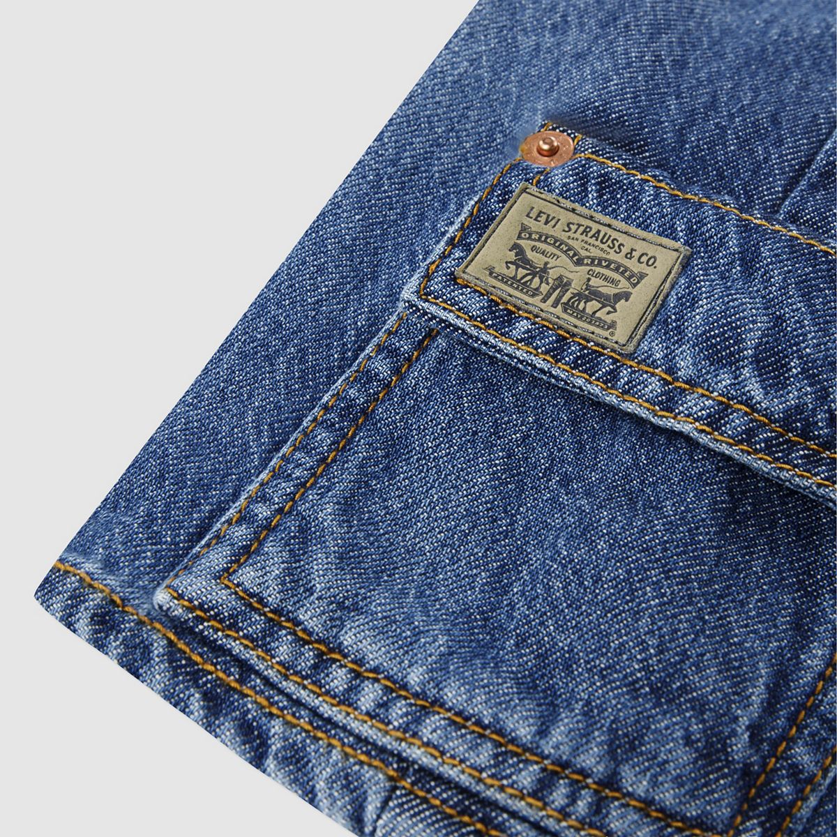 Denim Cargo Shorts Little Boys 4-7 — Tumbleweed - Dark Wash