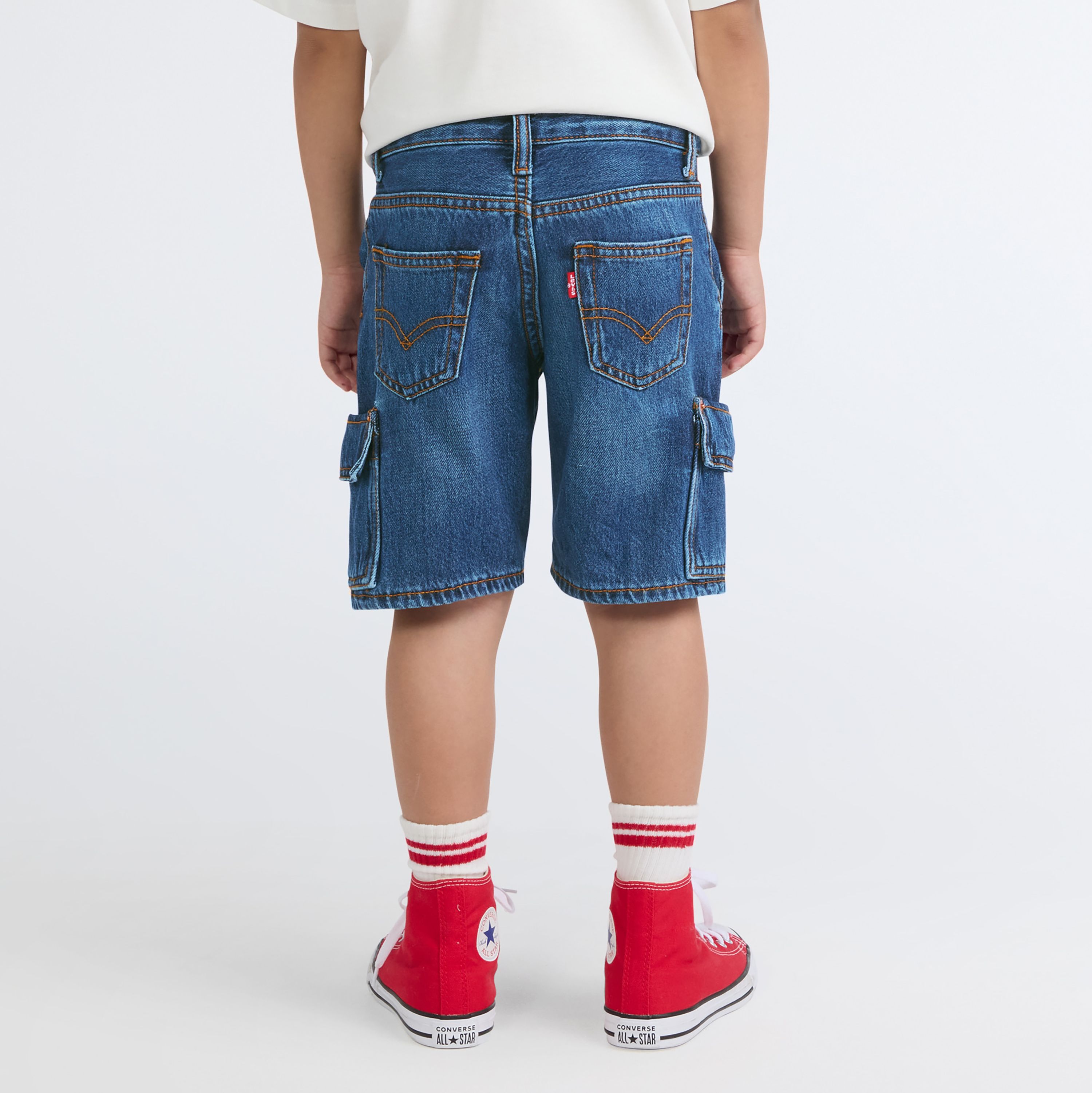 Denim Cargo Shorts Little Boys 4-7 4