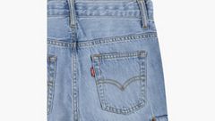Denim Cargo Shorts Little Boys 4-7 — From Scratch No Destruction - Light Wash 8