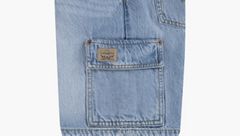 Denim Cargo Shorts Little Boys 4-7 — From Scratch No Destruction - Light Wash 9
