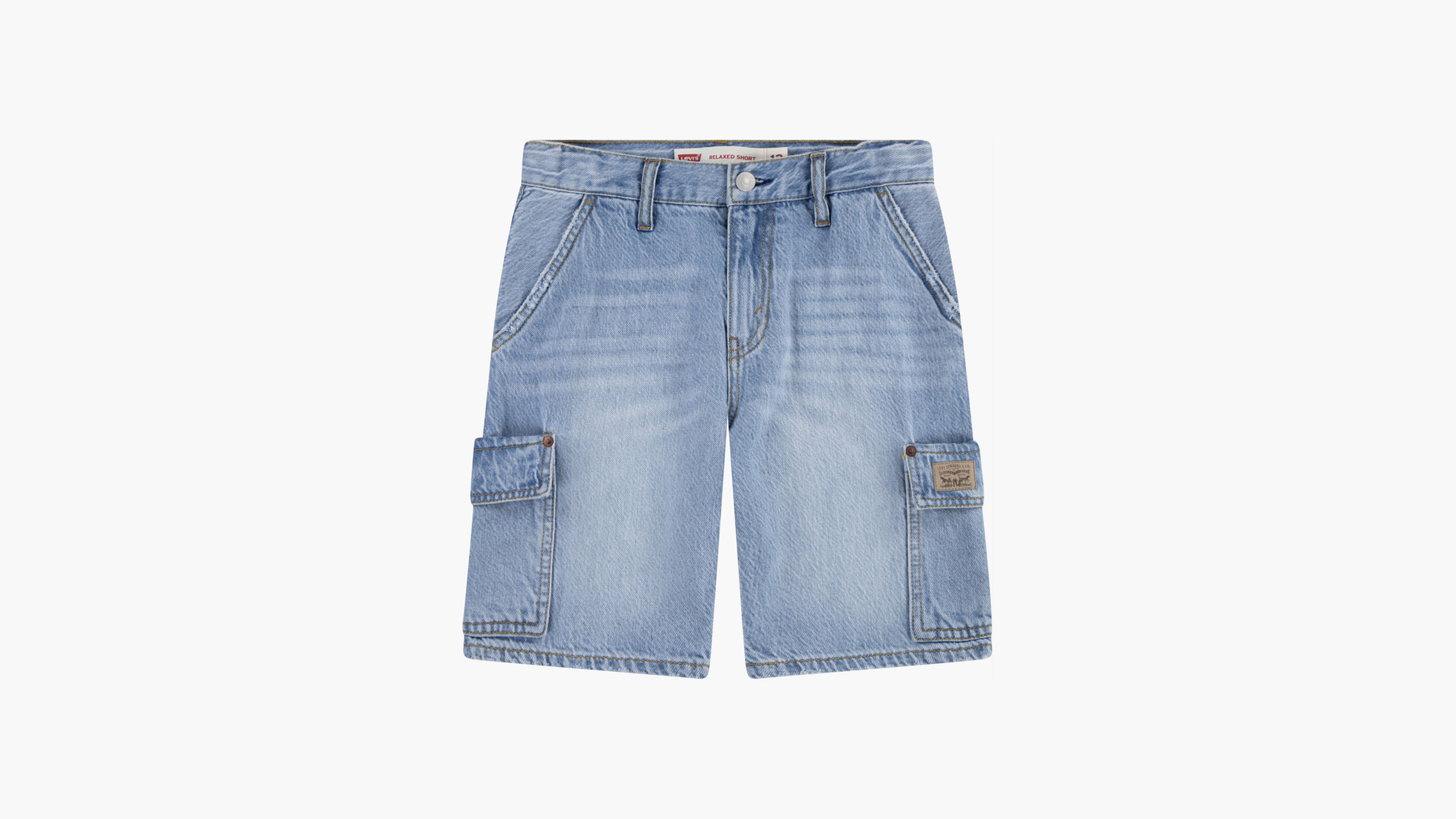 Denim Cargo Shorts 1