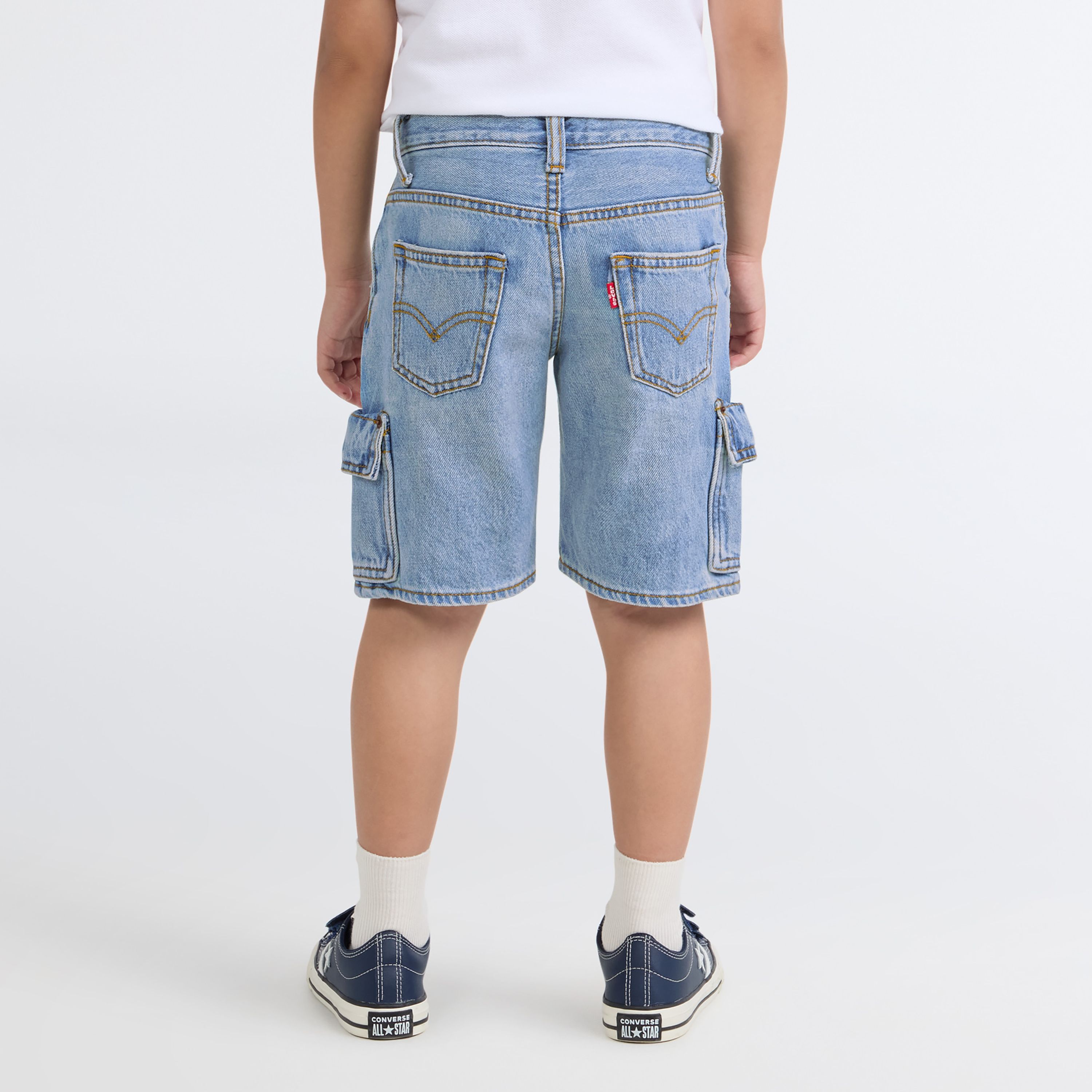 Denim Cargo Shorts Little Boys 4-7 3