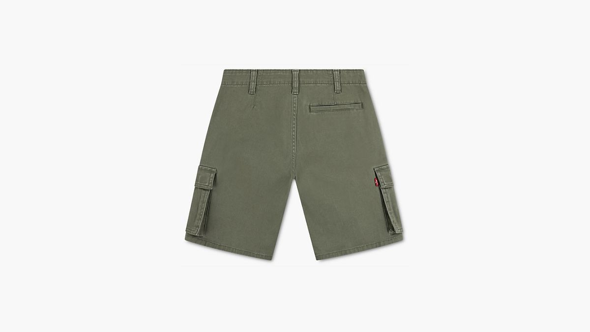 Traditional Cargo Shorts Little Boys 4-7 — Deep Lichen Green - Green