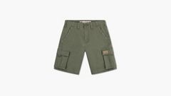 Traditional Cargo Shorts Little Boys 4-7 — Deep Lichen Green - Green 1
