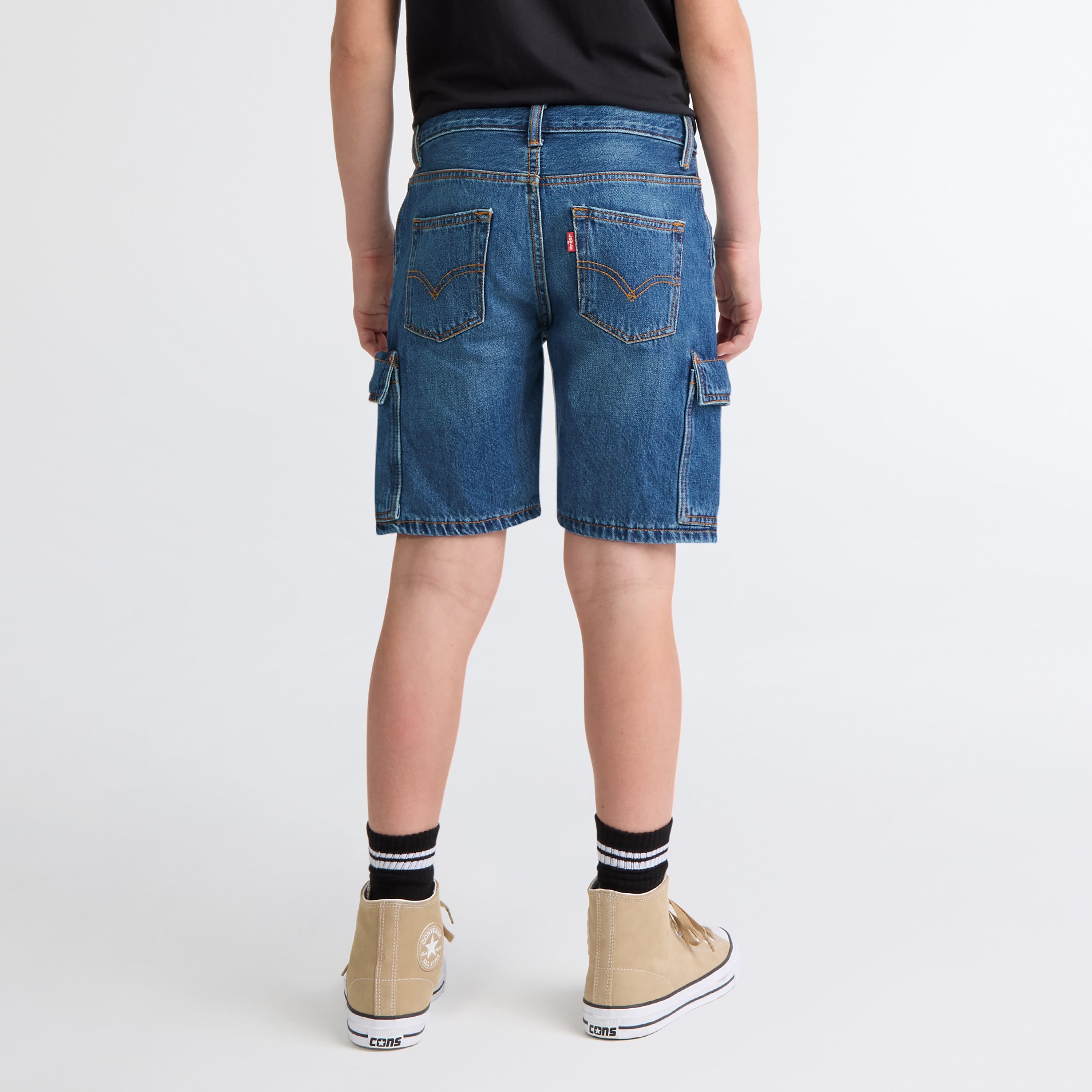Denim Cargo Shorts Big Boys 8-20 4