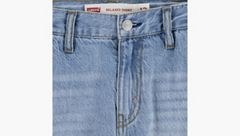Denim Cargo Shorts Big Boys 8-20 — From Scratch No Destruction - Light Wash 8