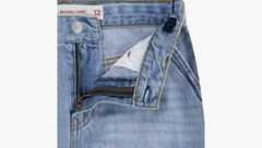 Denim Cargo Shorts Big Boys 8-20 — From Scratch No Destruction - Light Wash 9