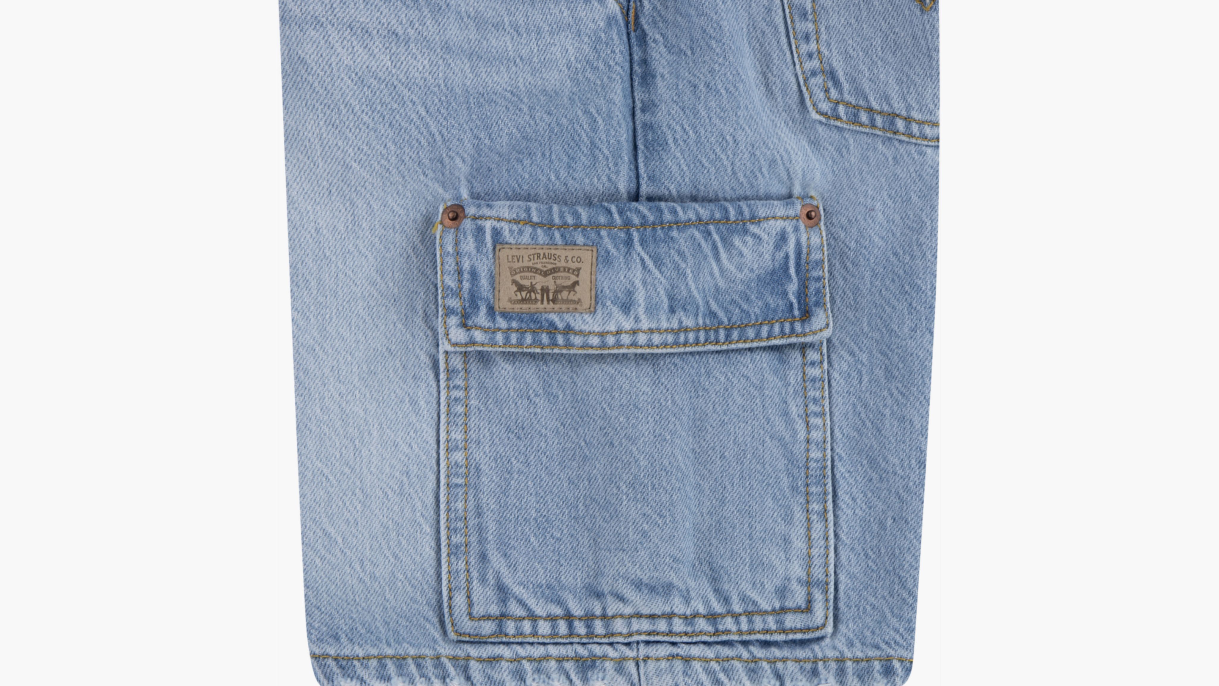 Denim Cargo Shorts 6