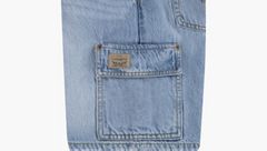 Denim Cargo Shorts Big Boys 8-20 — From Scratch No Destruction - Light Wash 11