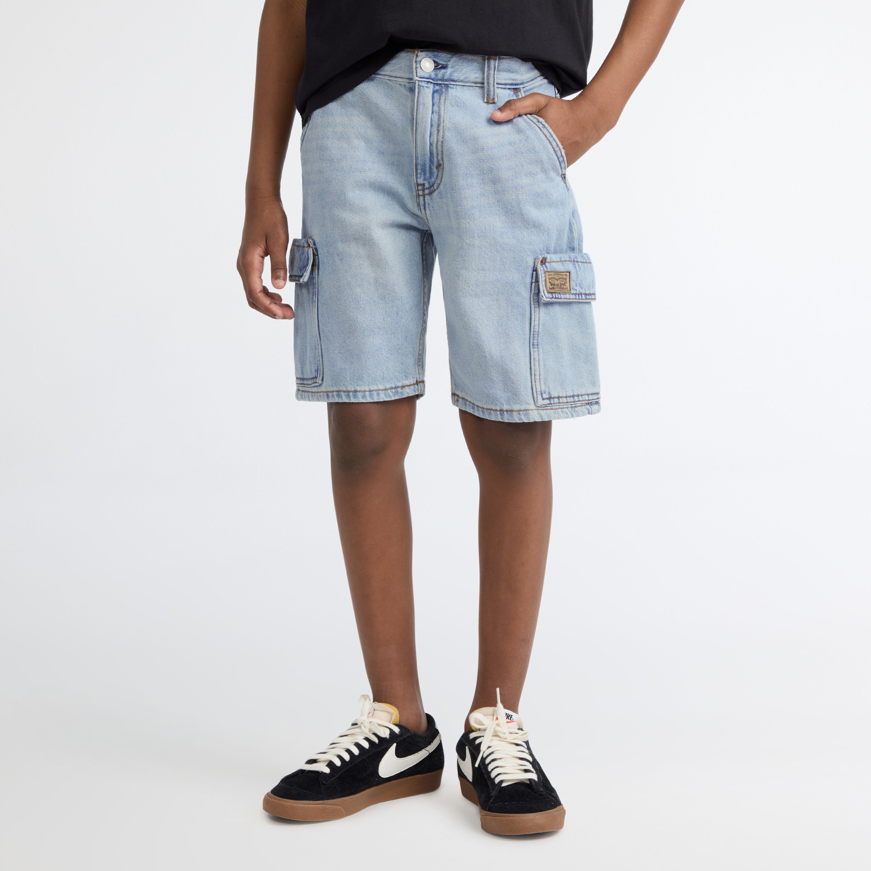 Denim Cargo Shorts Big Boys 8-20 6