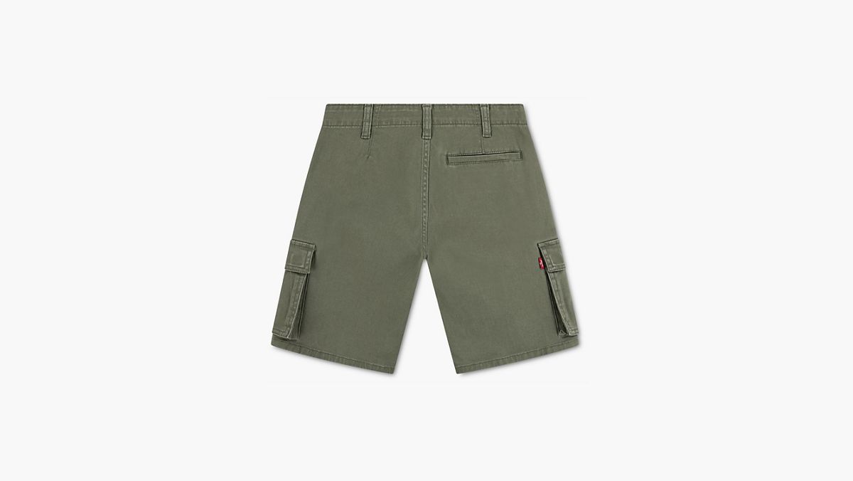 Traditional Cargo Shorts Big Boys 8-20 — Deep Lichen Green - Green
