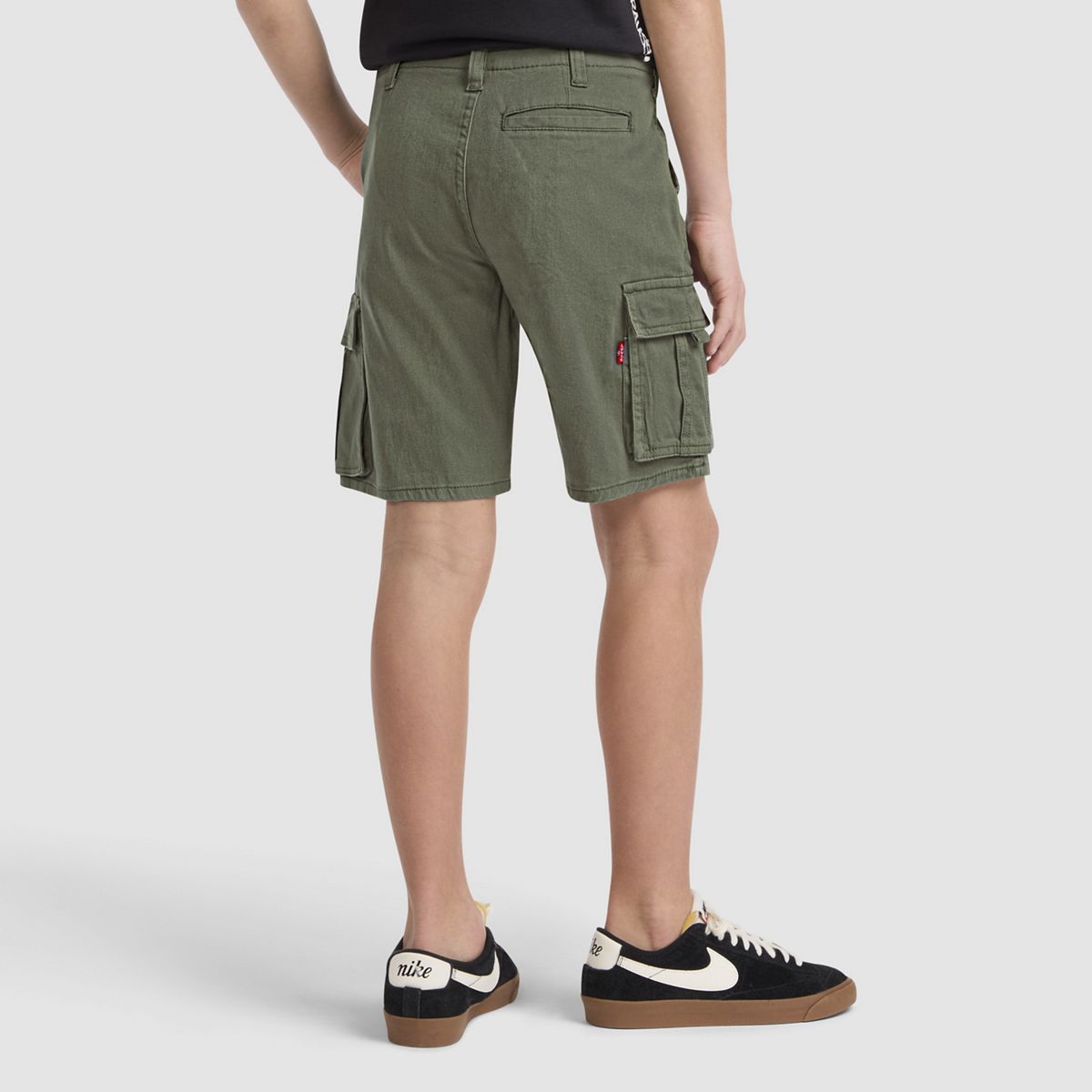 Traditional Cargo Shorts Big Boys 8-20 — Deep Lichen Green - Green