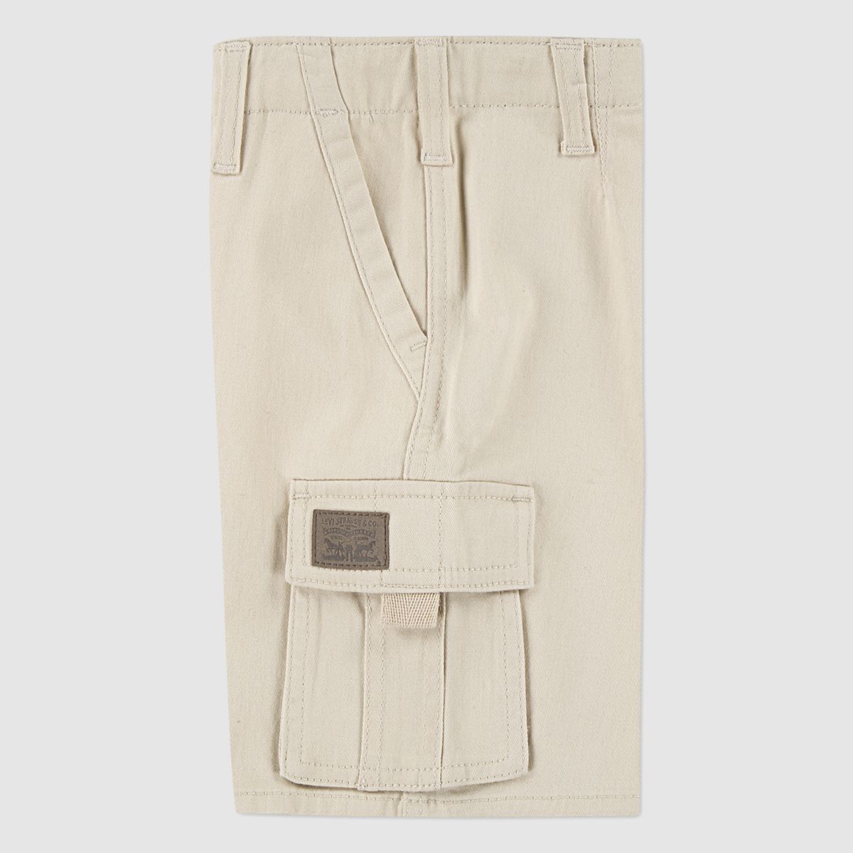 Traditional Cargo Shorts Little Boys 4-7 — Oatmeal - Beige