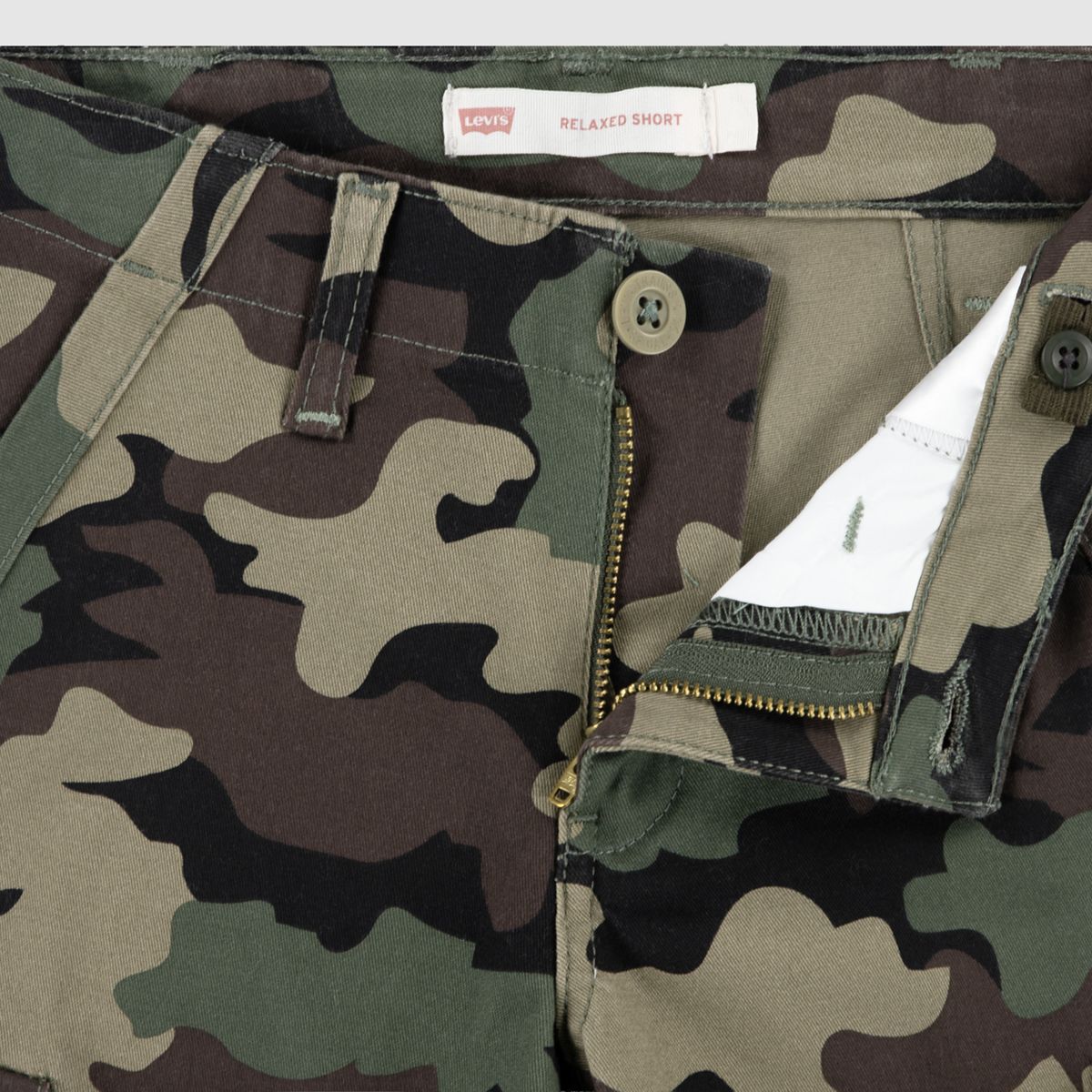 Traditional Cargo Shorts — Cypress Camo - Green