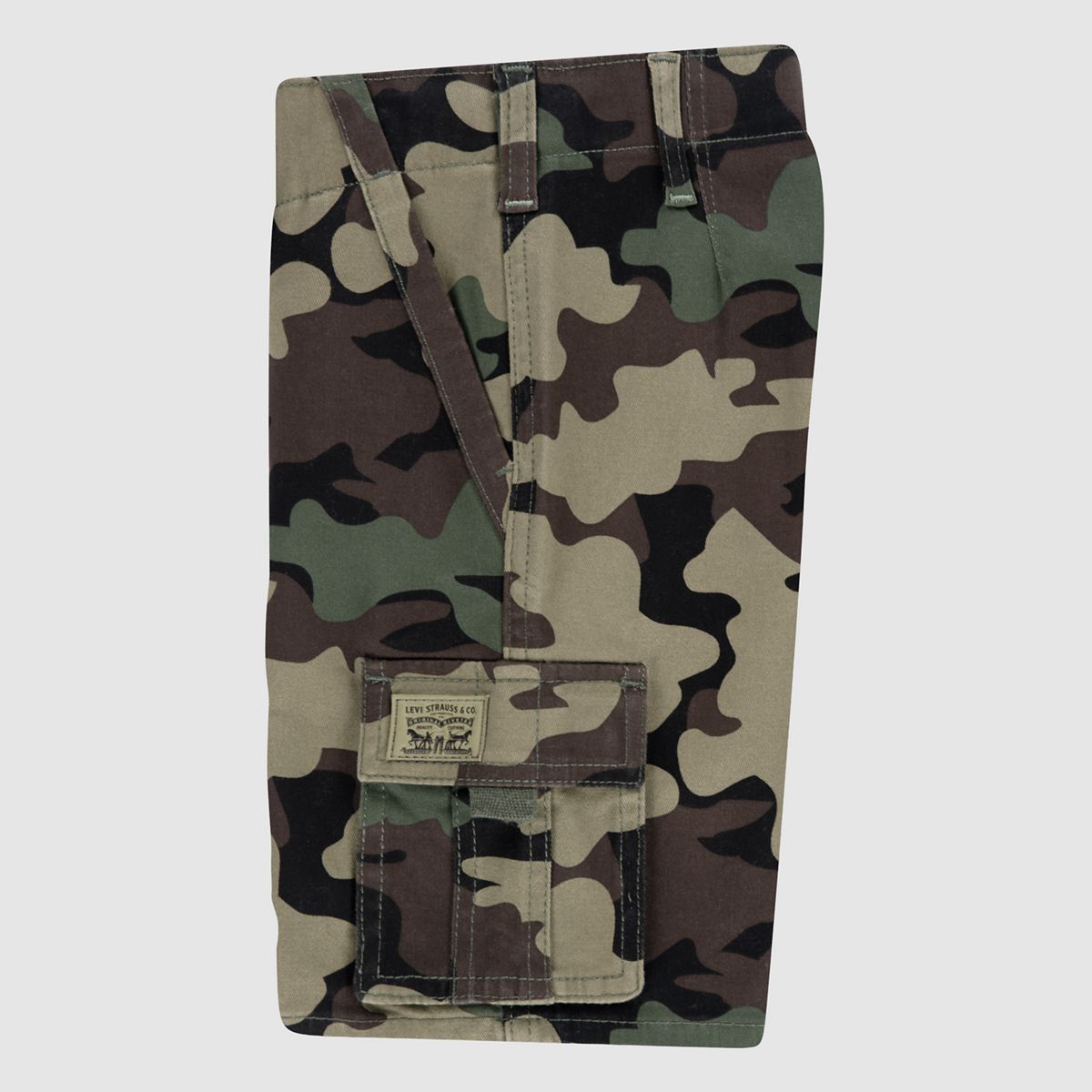Traditional Cargo Shorts — Cypress Camo - Green