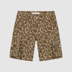 Traditional Cargo Shorts Little Boys 4-7 — Harvest Gold Camo - Brown 1