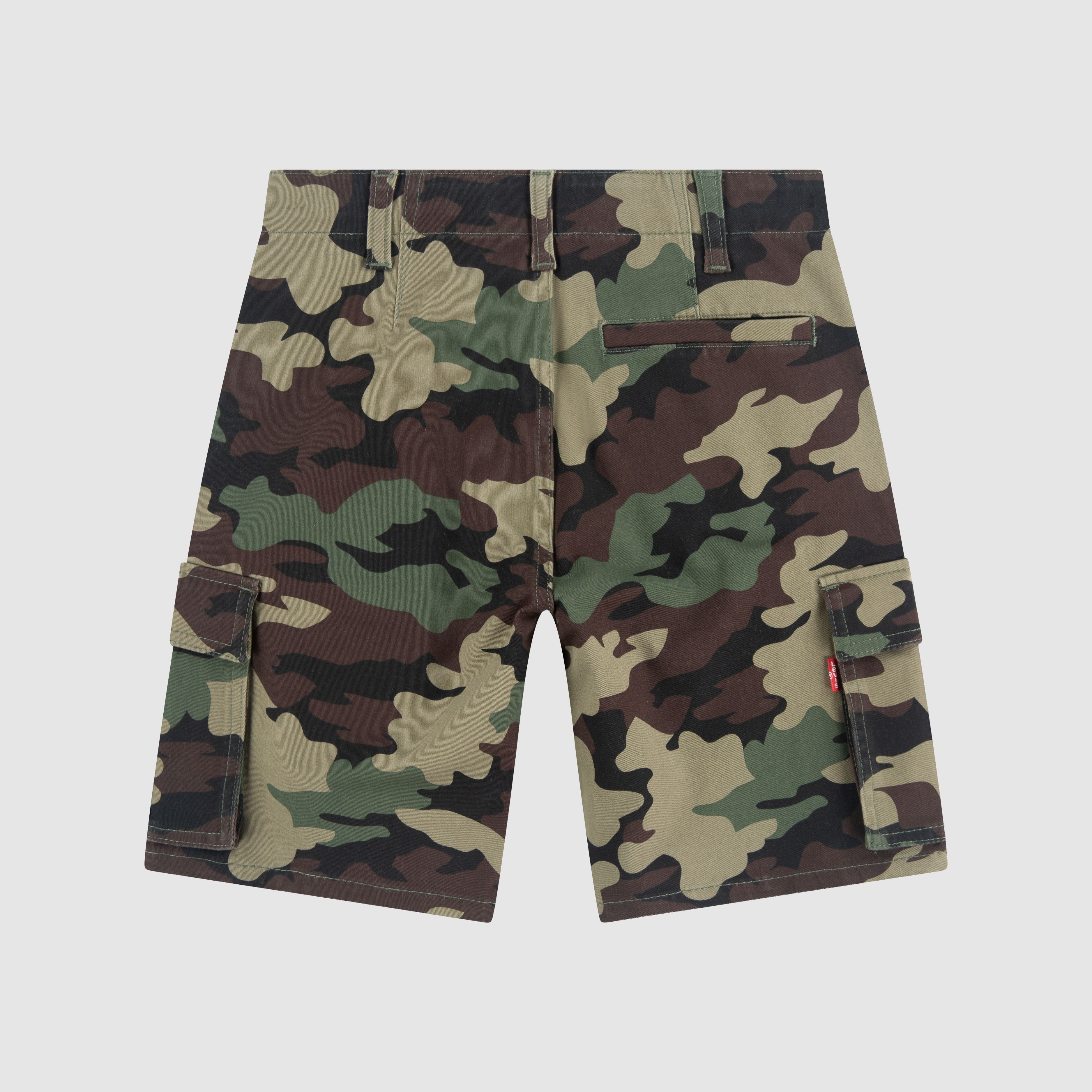 Traditional Cargo Shorts Big Boys 8-20 - Green | Levi's® US