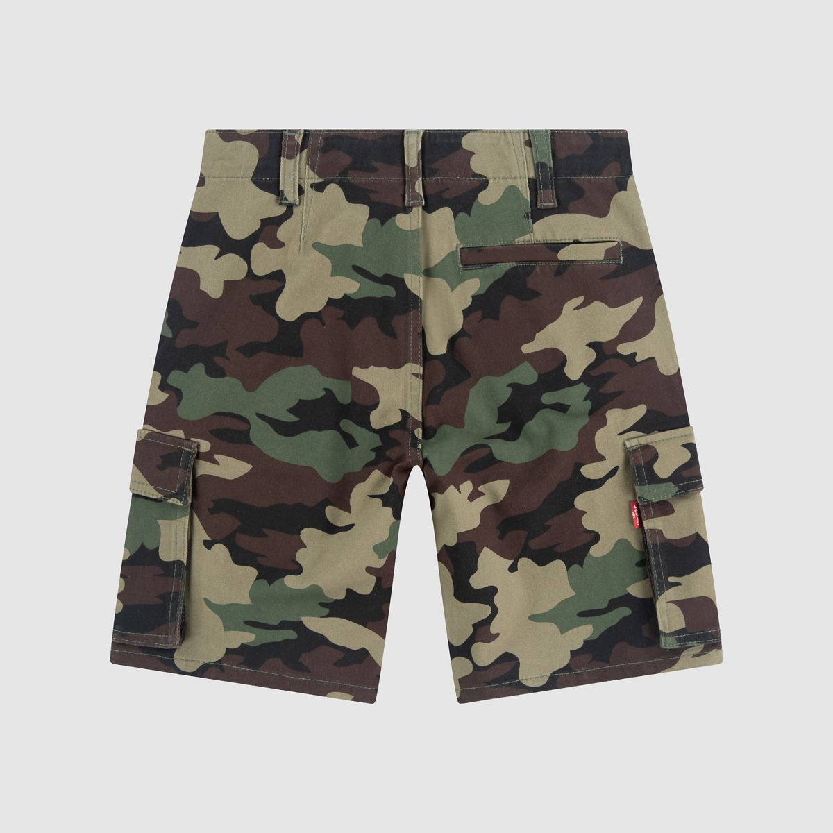 Traditional Cargo Shorts Big Boys 8-20 — Cypress Camo - Green