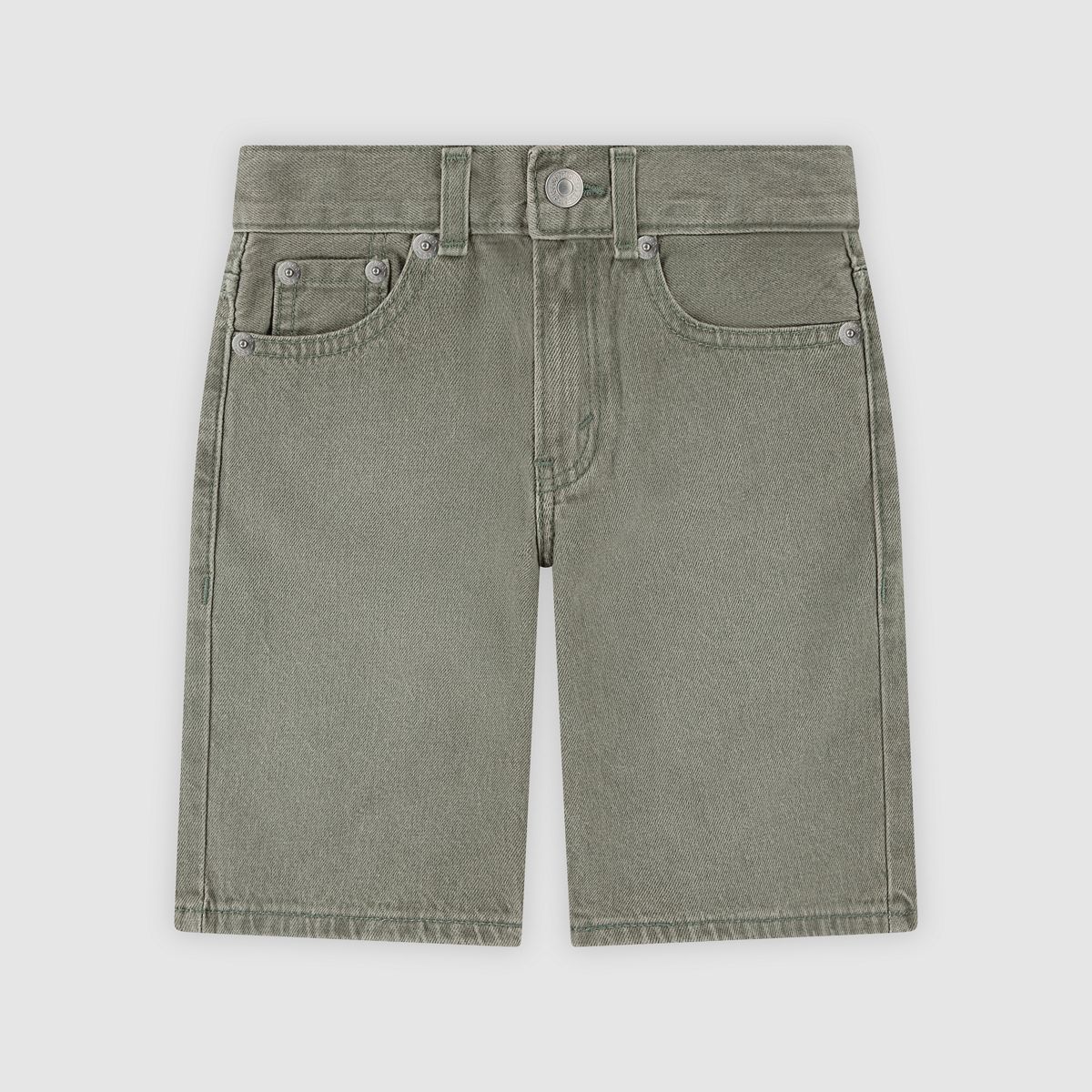 Denim Skate Shorts Little Boys 4-7 — CACTI WASH - Green