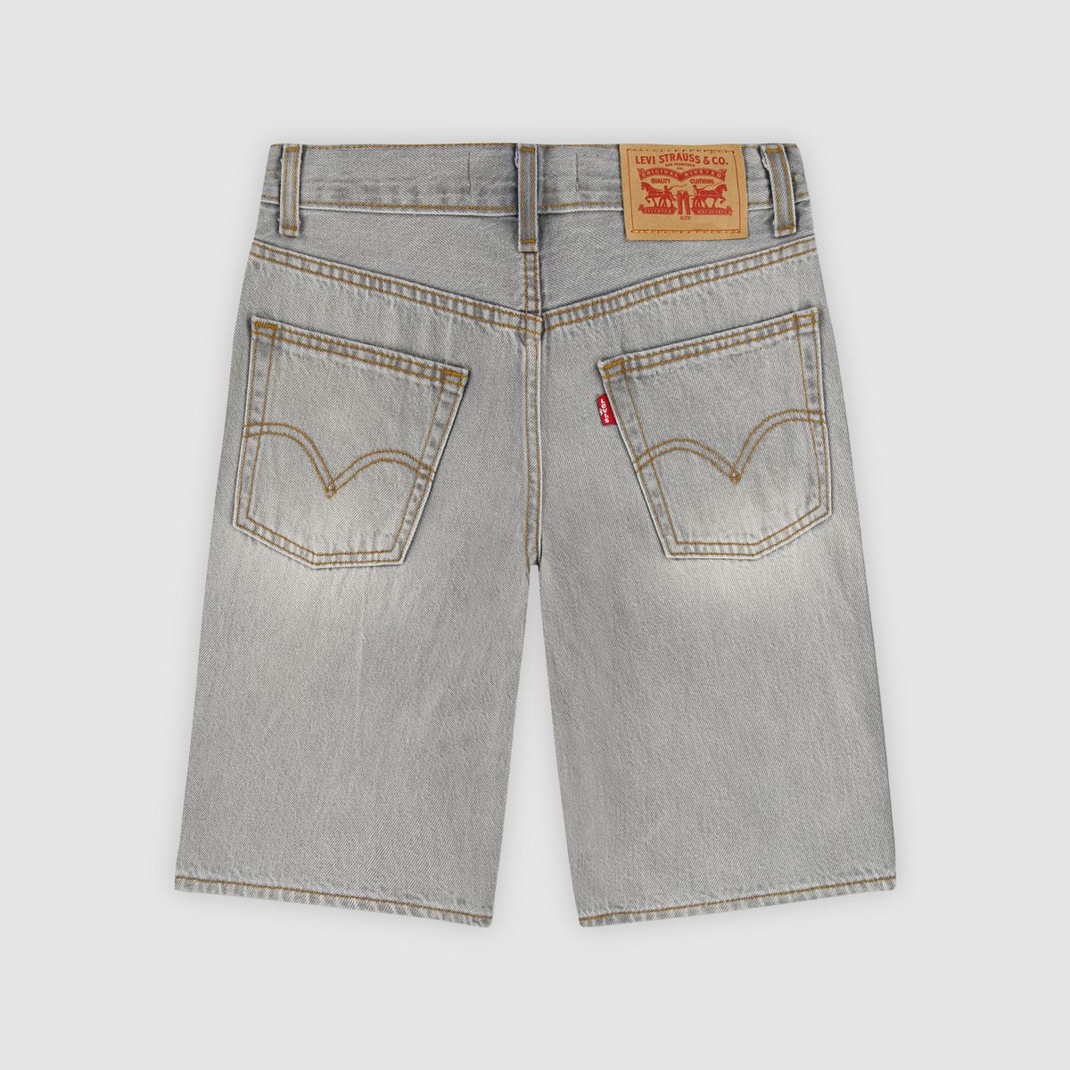 Denim Skate Shorts Little Boys 4-7 — Boulder - Grey