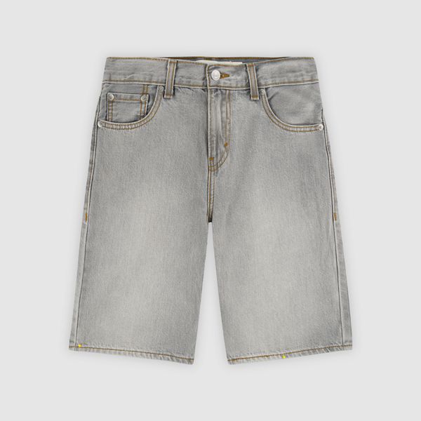 Denim Skate Shorts Little Boys 4-7 — Boulder - Grey
