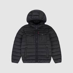 Heavy Weight Puffer Jacket Big Boys 8-20 — Black 1