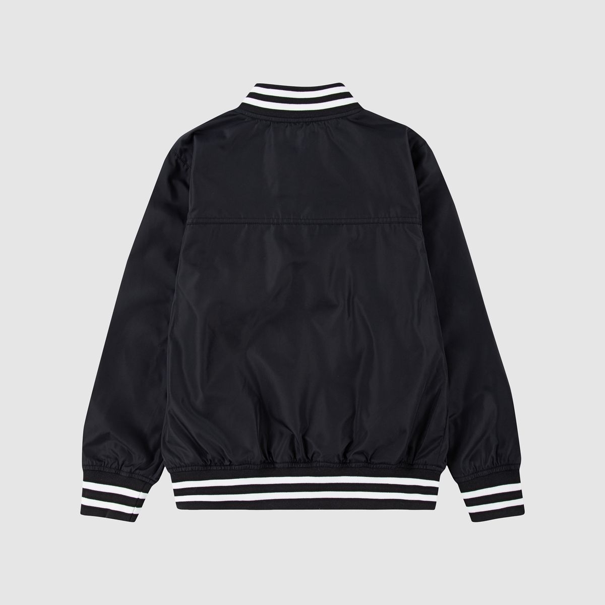 Mesh Lined Bomber Jacket Big Boys 8-20 — Black Stretch