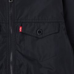Mesh Lined Bomber Jacket Big Boys 8-20 — Black Stretch 6