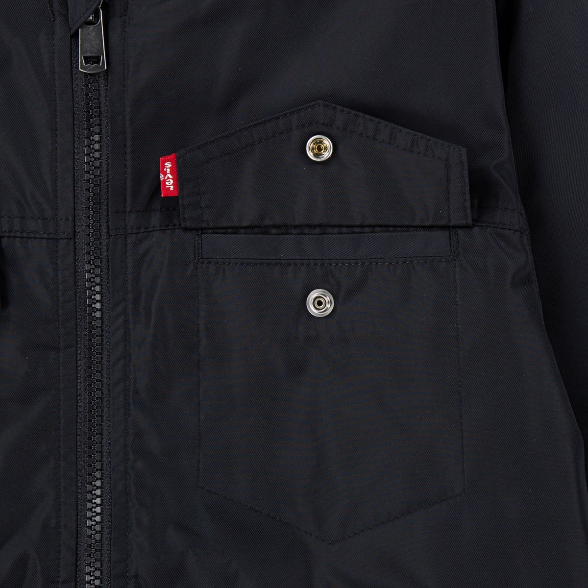 Mesh Lined Bomber Jacket Big Boys 8-20 — Black Stretch