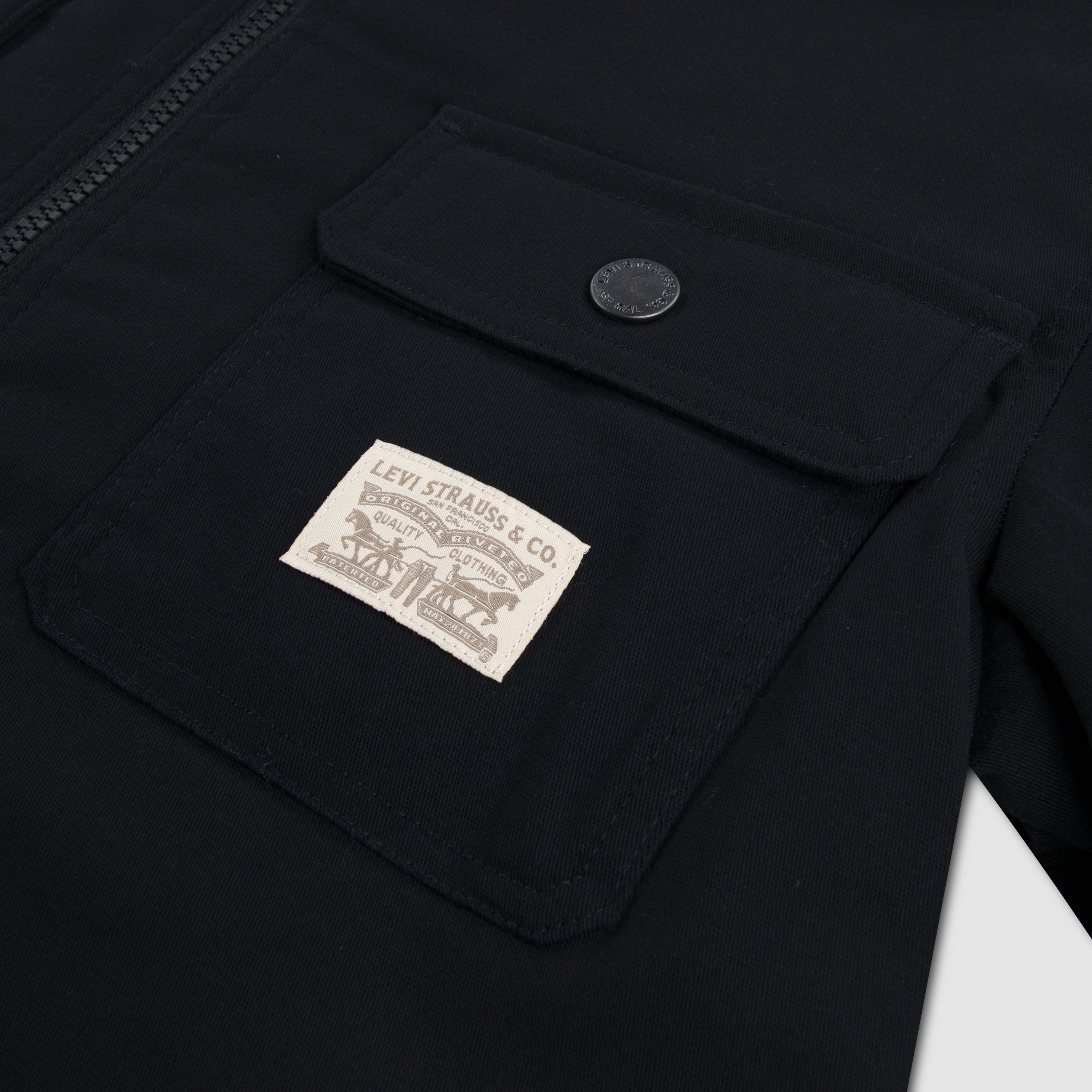 Hooded Sherpa Lined Jacket Big Boys 8-20 3