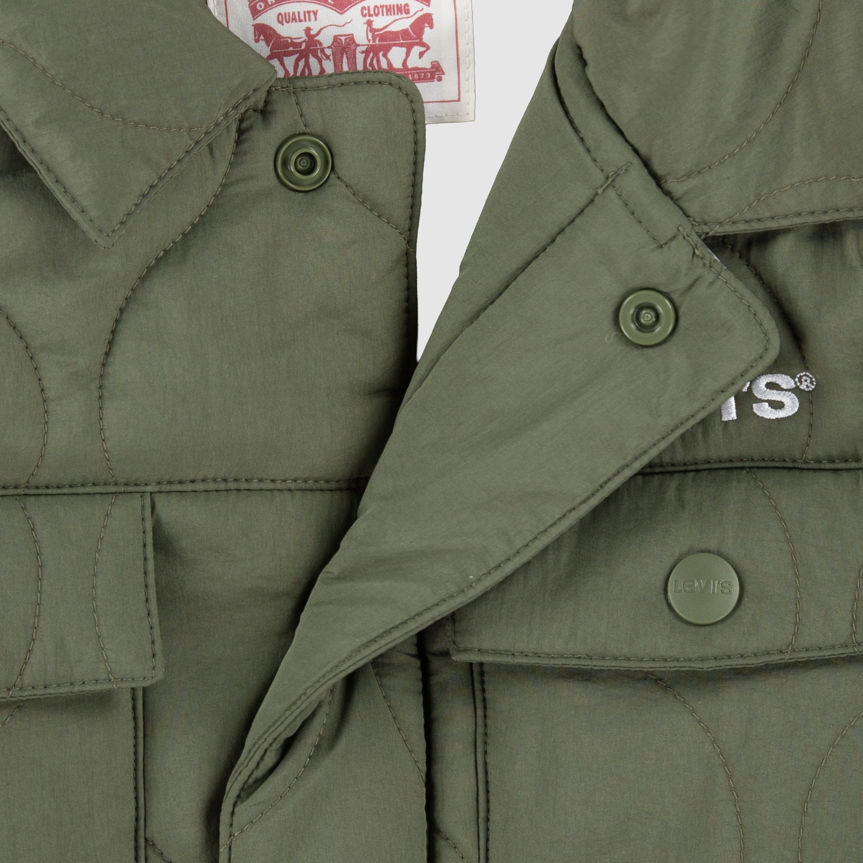 Quilted Trucker Jacket Little Boys 4-7 4