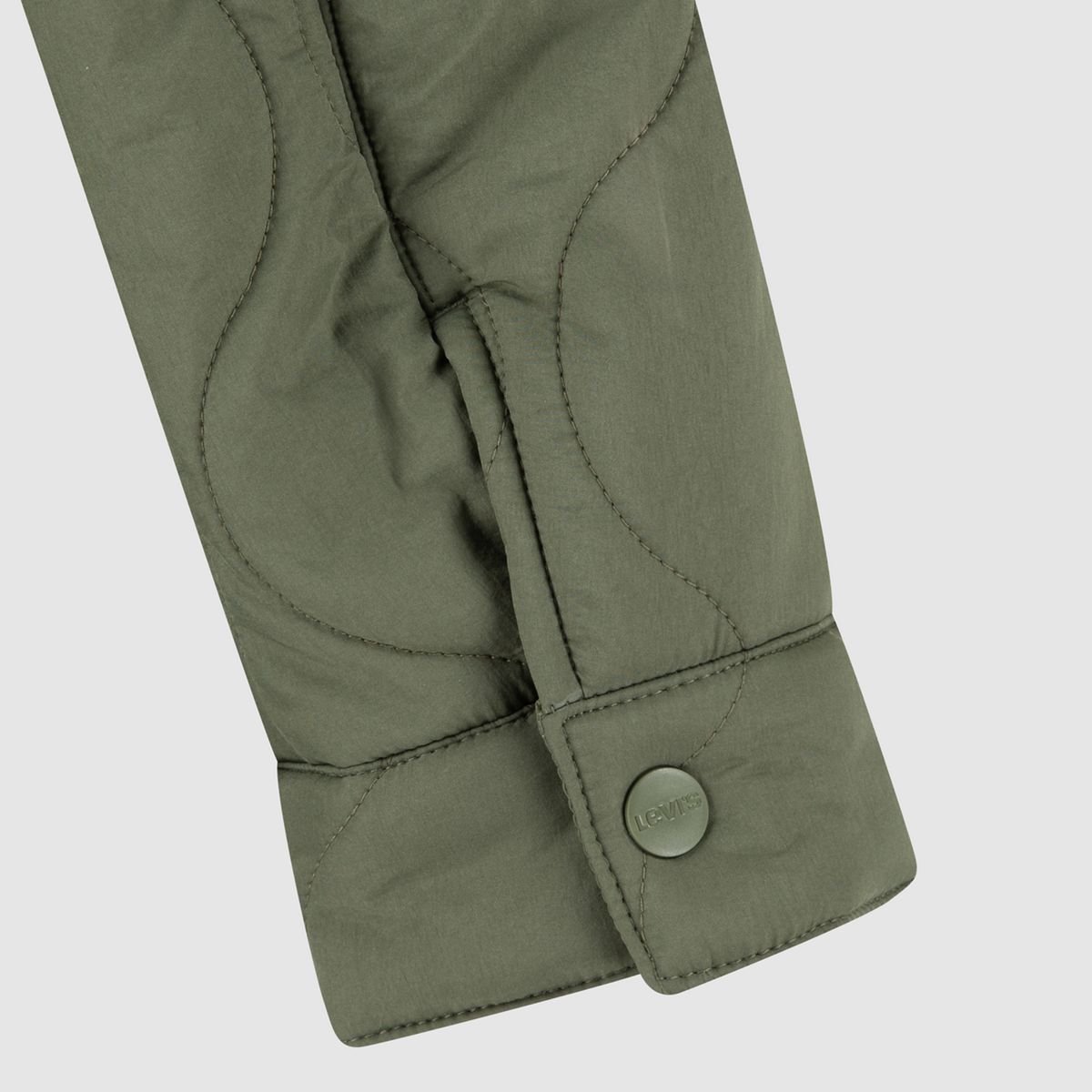 Quilted Trucker Jacket Little Boys 4-7 — Four Leaf Clover - Green