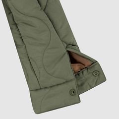 Quilted Trucker Jacket Little Boys 4-7 — Four Leaf Clover - Green 6